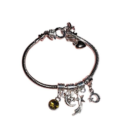 Silver Witchycore Celestial Charm Bracelet - Picture 1 of 3